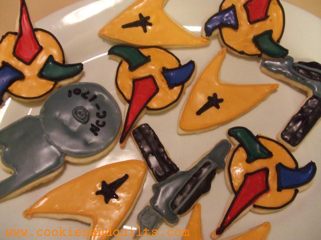 A nerdy interlude… gluten free Star Trek&nbsp;cookies